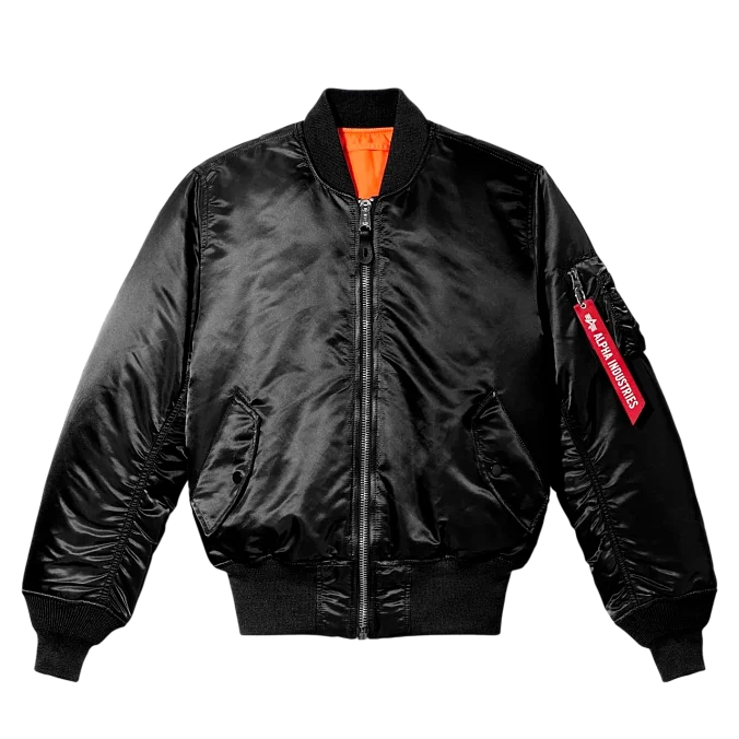 Куртка бомбер мужская Alpha Industries MA-1 Black