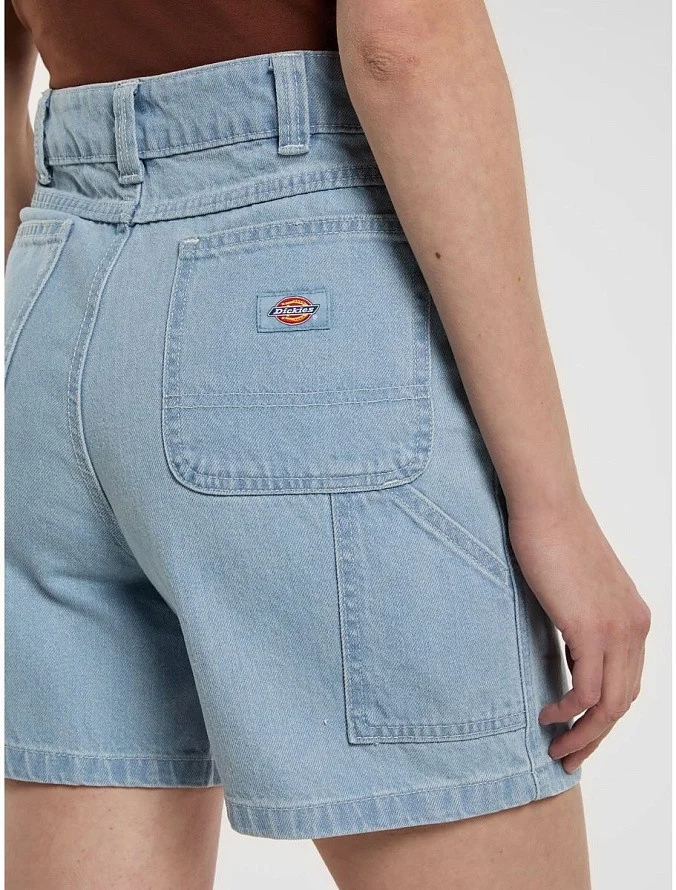 Шорты женские Dickies Denim Short W Vintage Aged Blue