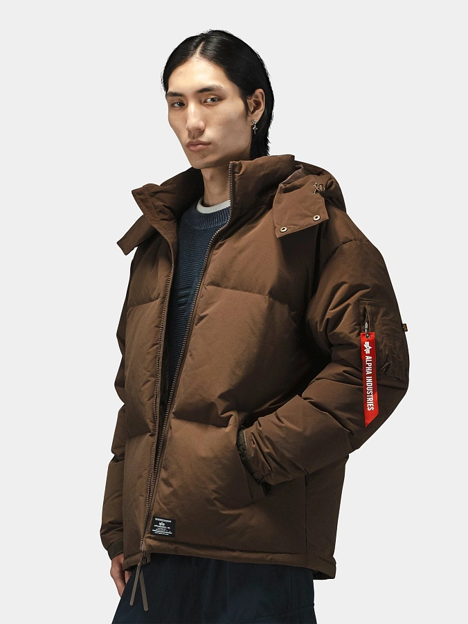 Пуховик мужской Alpha Industries Puffer Parka Espresso