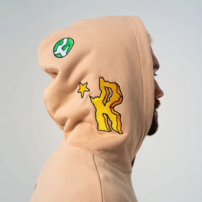 Толстовка RIPNDIP Broken Down Hoodie Almond